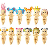 Sonny Angel looking back serie Lying Down Hippers Action Figures Blind box Cute Mysterious Anime Doll Children Christmas Gifts - NTKSTORE